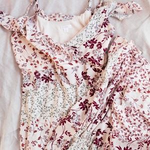 Target Xhilaration Floral Flowy Maxi Dress